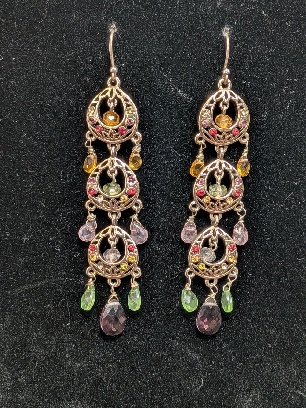 Multi-Color Dangle Drop Earrings - Women Jewelry